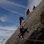3 wires cable bridge on the World's Highest Via Ferrata 3 wires cable bridge on the World's Highest Via Ferrata