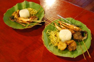 BBQ Dinner Seafoods Semporna Proboscis Monkey proboscis monkeys image