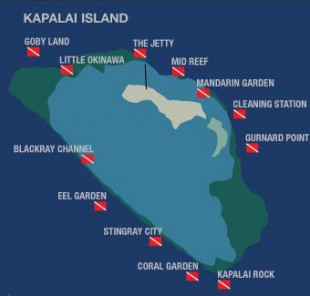 Map Kapalai Sipadan Diving Centre package image