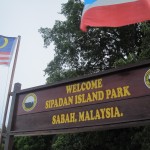 Sipadan Island Signboard Sipadan Island Signboard